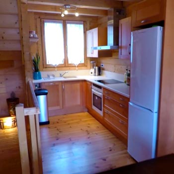 Kitchen at Chalet BeauBois